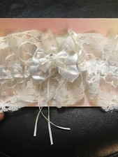 NEW WEDDING GARTER, FROM LOCAL WEDDING SHOP, NOW CLOSED. MANY LISTED. GRY-99-46