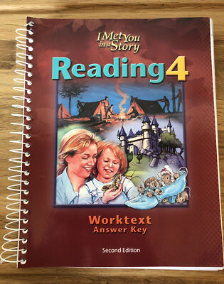 BJU Reading 4 Worktext Answer Key 2nd Edition Fourth Grade
