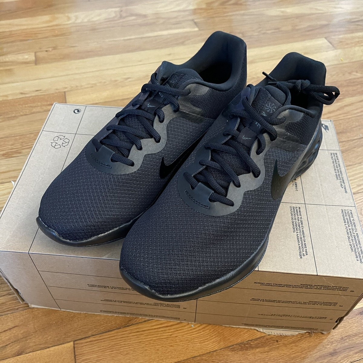 ?Nike Revolution 6 NN Black Running Shoes Sneakers DC3728 001 