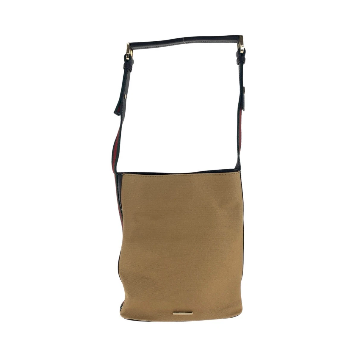 Sac à bandoulière GUCCI Web Stripe 001 4286 beige noir doré toile/cuir