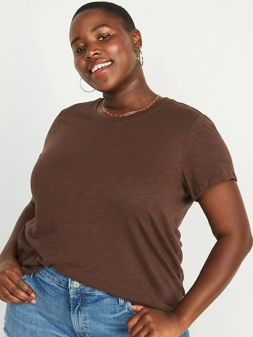 OLD NAVY Women s PLUS Size 3X EveryWear Slub Knit Crew Neck Tee