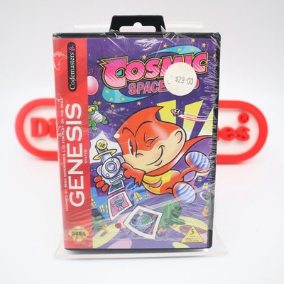 Sega Genesis Game LINUS: COSMIC SPACEHEAD - NEW & Factory Sealed!