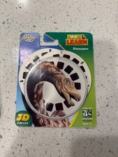 New Dinosaurs Look and Learn 3D View Master 3 Reel Packet Fisher Price 2006.