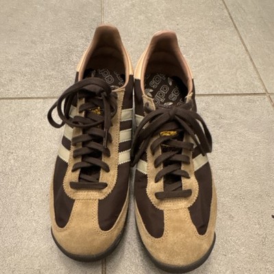 adidas SL 72 Brown Beige Men's Low Top Athletic Sneakers Solid Lace Up