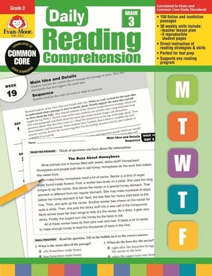 Daily Reading Comprehension, Grade 3 (Daily Reading Comprehension)