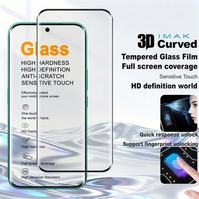 IMAK For Tecno Camon 50 Pro, 3D Curved Full Coverage Tempered Glass Film Screen