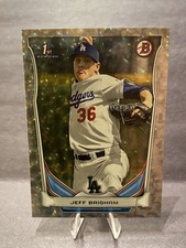 2014 Bowman Draft 1st Bowman - Jeff Brigham #DP66 Silver Ice - Dodgers