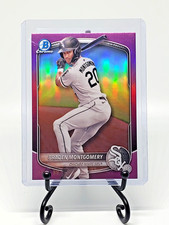 Braden Montgomery 2025 Bowman Chrome Prospects #BCP132 Fuchsia Refractors #/199