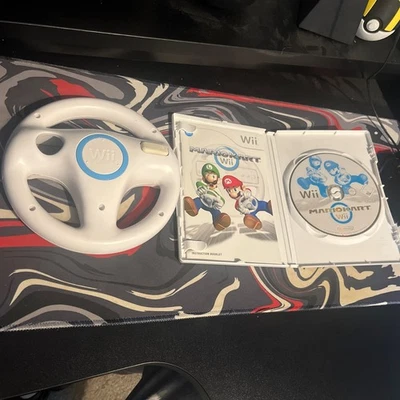 Mario Kart Wii Nintendo PAL With Official Nintendo Steering Wheel - Image 1 of 3