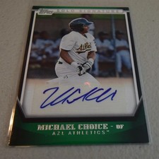 2011 Topps Pro Debut Solo Signature Auto Michael Choice #SSA-MC Auto