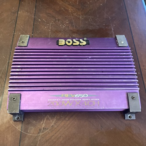 Boss 200w X 4CH Old School Vintage Amplifier REV650 - Tested and Working - RS - Picture 1 of 4