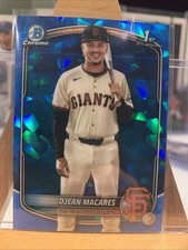 2025 Bowman Chrome Sapphire Prospects DJean Macares 1st Giants