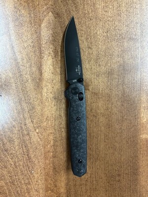 Bear & Son Lawman M390 Crossbar Lock And Carbon fiber. Numbered 70/250