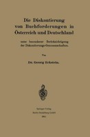 Die Diskontierung Von Buchforderungen In ÖSterreich Und Deutschland Unter Besond