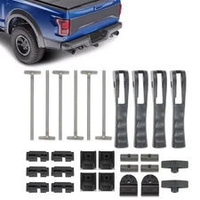 For Hard/Soft Folding Tonneau Cover Rear Clamps 4 Pcs Universal Replace Parts