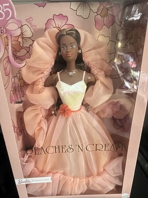 🍑 Peaches n' Cream Barbie AA Doll Mattel JLK87 1985 Repro ~ New