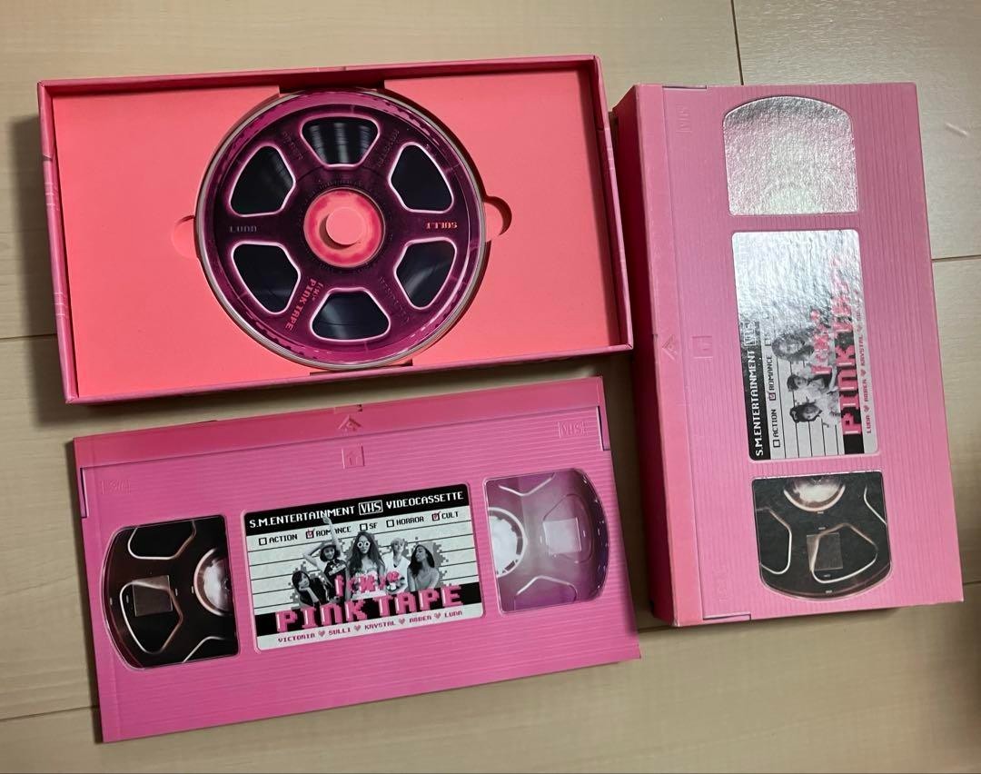 f(x) Pink tape 新品 レア物 f(x) Pink Tape 2nd CD Korean Idol Group Second Album SM Used