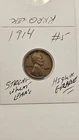 wheat penny 1914 LINCOLN CENT 1914-P NICE WHEAT EARS LOT #5