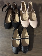 Girls Dress Shoes 3 Pairs , Size 4