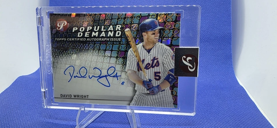 2022 Topps Pristine - Popular Demand Autographs David Wright auto card #PDA-DW - Image 2 of 4