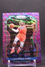 Luguentz Dort #31 2020-21 Panini Prizm Purple Wave Prizms Oklahoma City Thunder
