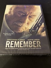 DVD- Remember - (2015) Christopher Plummer - Martin Landau NEW, Sealed