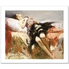 Pino (1939-2010), "Sensuality" Hand Signed Limited Edition with Certificate of A