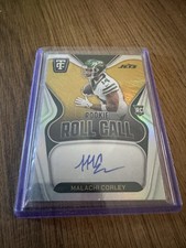 2024 Panini Certified - Rookie Roll Call Signatures Malachi Corley Gold /10