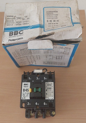 BBC Petercem -  B45  30 22 - Schütz - 200V/50Hz 255V/60Hz - neu