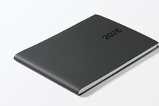 Muji 2026 B5 Half Size Monthly Weekly Planner Dark Gray 2025.12 start BLACK or