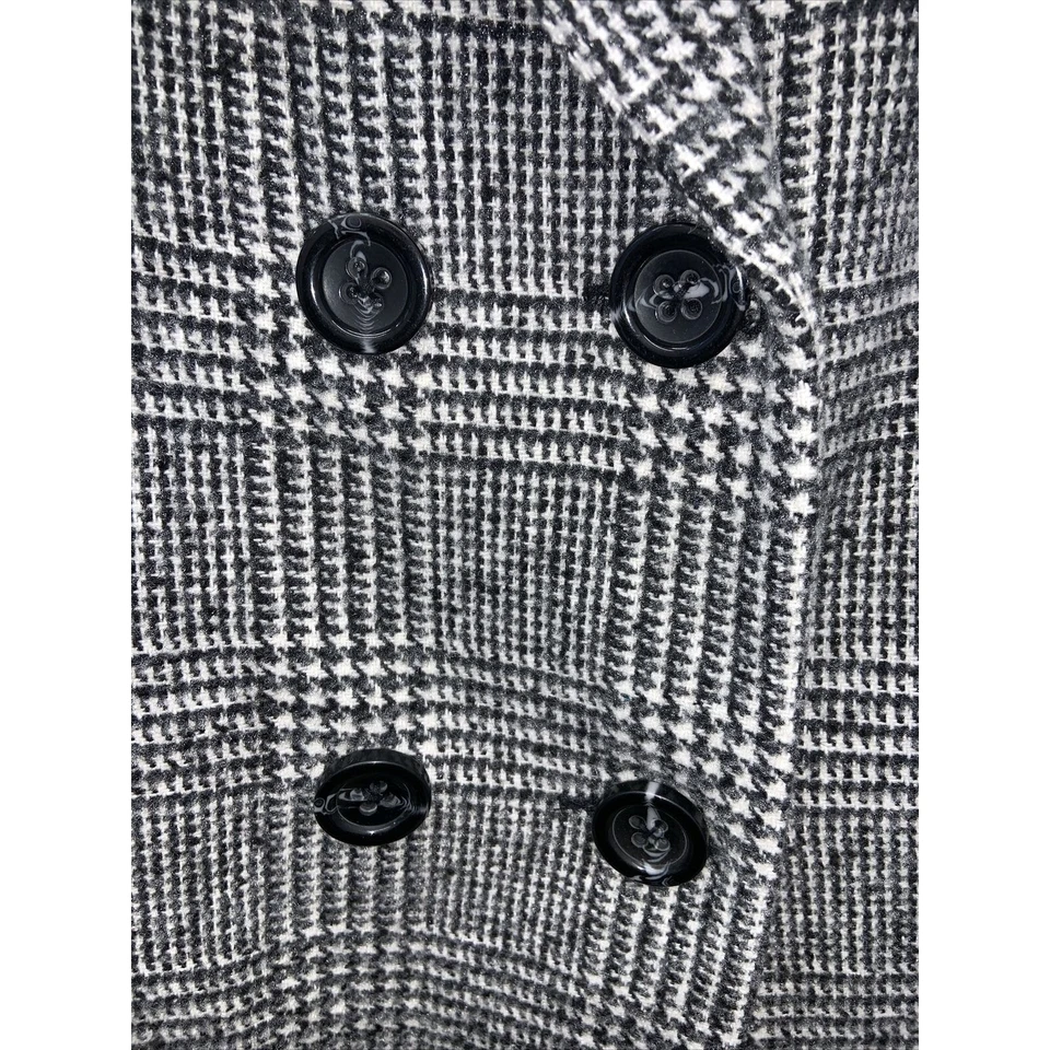 New Look Checked Double Breasted Coat - Uk 16 NWT RRP £49.99 - Image 3 of 4