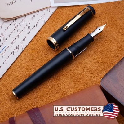 Omas - Bologna Black - Fountain pen - Nib M 14K