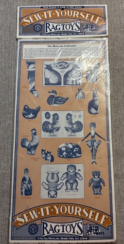 Vintage The Toy Works Sew It Yourself Rag Toy White Swan Rare Kit #821 - Picture 3 of 3