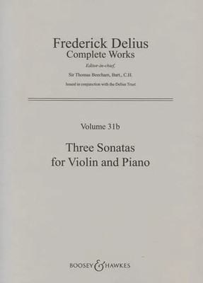 Frederick Delius | Drei Sonaten | Buch | Delius Trust (Boosey and Hawkes)