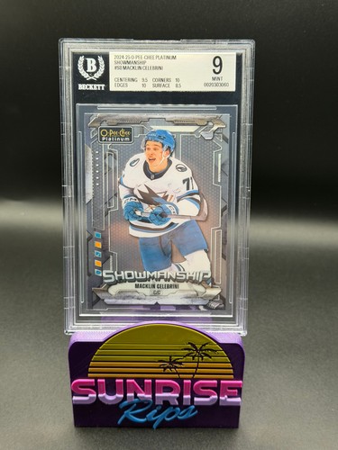 Macklin Celebrini #S-8 — 2024 O-Pee-Chee Platinum Showmanship hockey card