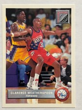 1992-93 Upper Deck McDonalds #P49 Clarence Weatherspoon Philadelphia 76ers