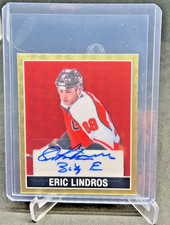 2025 Leaf Metal Hockey ERIC LINDROS Gold Vinyl AUTO True 1/1 #LO-EL1