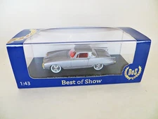 BEST OF SHOW BOS 'NASH RAMBLER PALM BEACH COUPE PININFARI' SILVER 1:43 MIB/BOXED