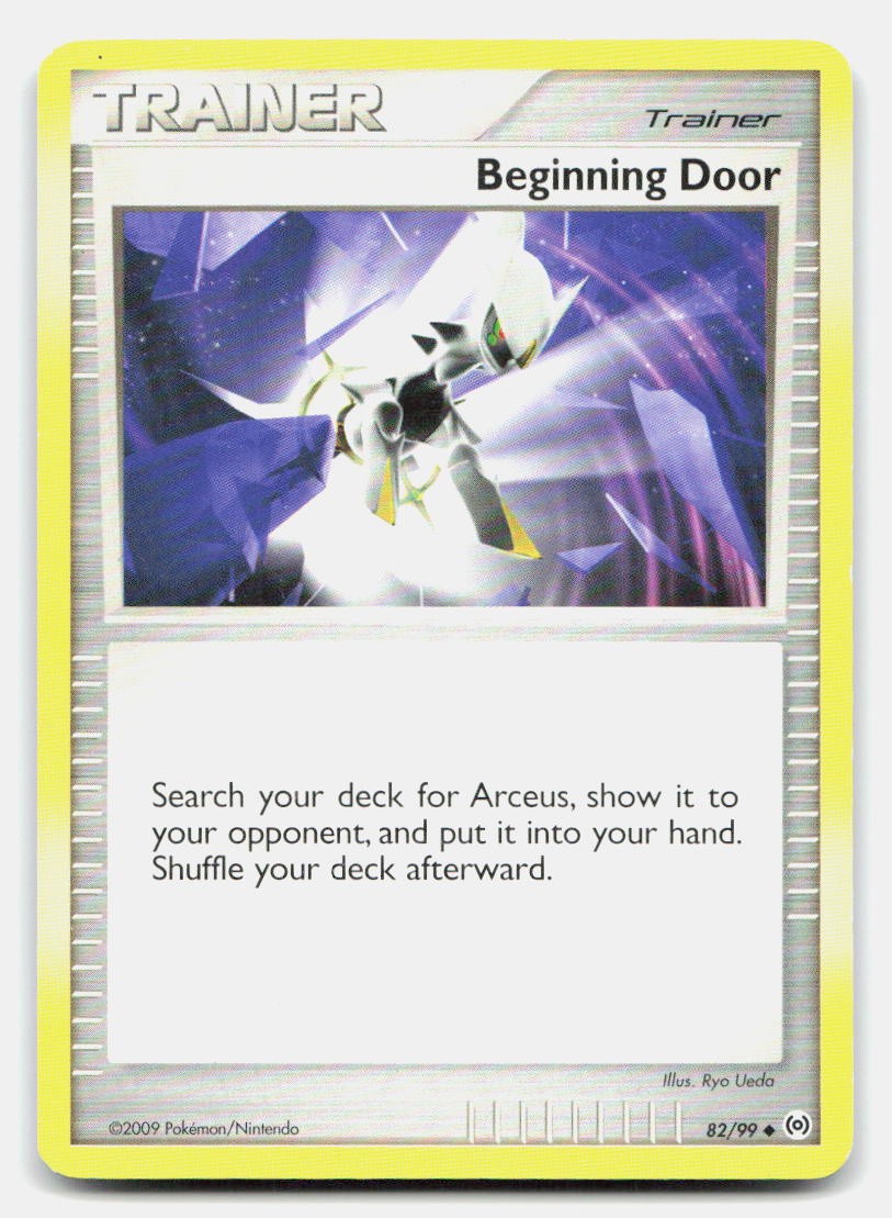 Beginning Door 82/99 Uncommon Arceus Pokemon LP