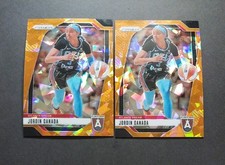 JORDIN CANADA 2024 Panini Prizm WNBA Prizm (2) Two Orange Ice #91 Atlanta Dream