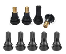 5X TR412 Short Snap In Rubber Tyre Valves Moped Motorbike Car Quad Lawnmower