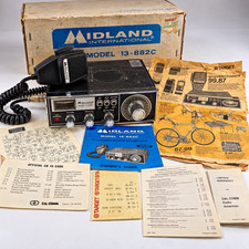 1976 Midland 13-882C CB Radio 23 Channel Box Manual Receipt Target Time Capsule