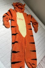 VTG Disney Store Tigger Costume Kids Size 4-6T Sherpa Fleece Pooh