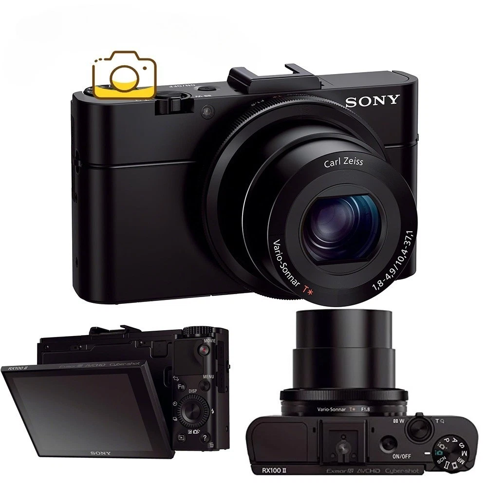 Sony DSC-RX100II 3-9.9x Optical Zoom Digital Cameras for Sale