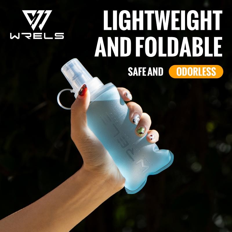 Wrels Folding Collapsible Water Bottle Running Water Bottle 