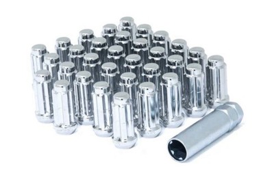 Gorilla K8TS-14150GR 32 Chrome 14mmx1.5 Wheel Lug Nuts With Spline Key
