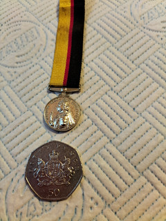 Victoria Regina Sudan miniature medal
