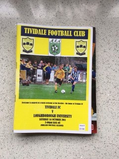 Tividale v Loughborough University 1st Oct 2011