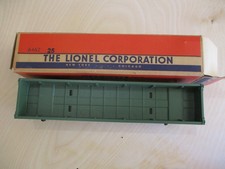 LIONEL TRAINS NEW YORK CENTRAL GONDOLA CAR No. 6462-25 1954 GREEN ORIGINAL BOX
