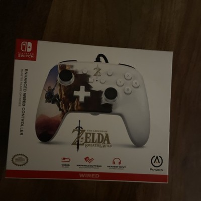 Nintendo Switch Enhanced Wired Controller  -Zelda BOTW Edition NEU & OVP | PAD 